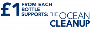 £1 from each bottle goes to ocean cleanup