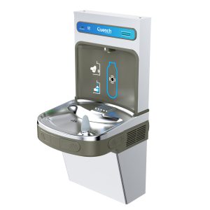 Quench Bottle Filling Station and Drinking Fountain - with UV - Grey